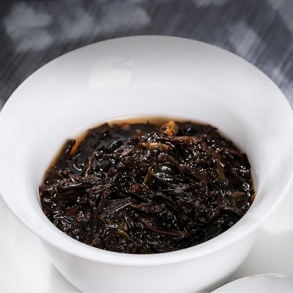 糯米香普洱茶细节